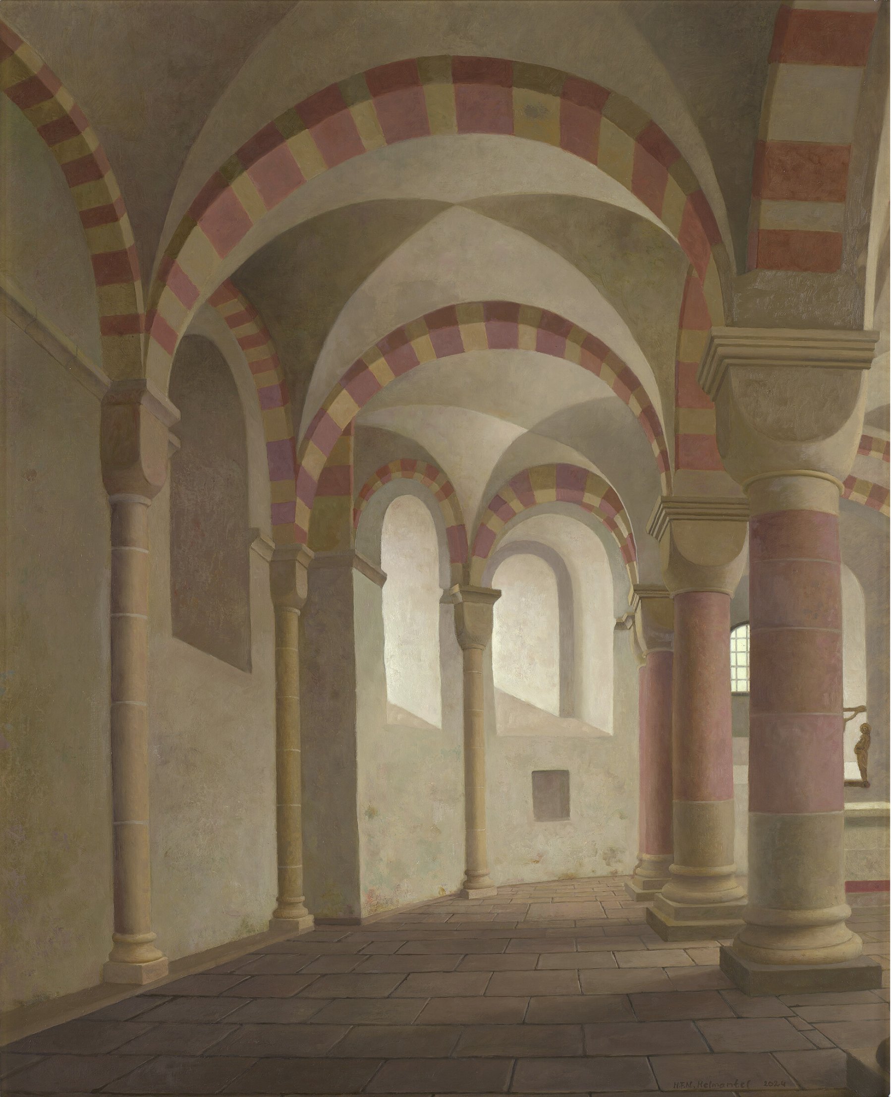 Kunst De Noordelijke omgang van de Crypte in de Dom van Speyer van Henk Helmantel kopen?