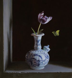 New arrivals > Stilleven met Rembrandt tulp  kopen?