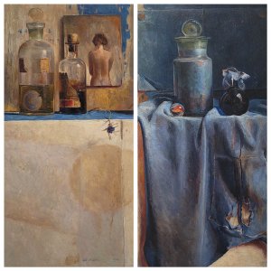 Tweeluik met flesjes