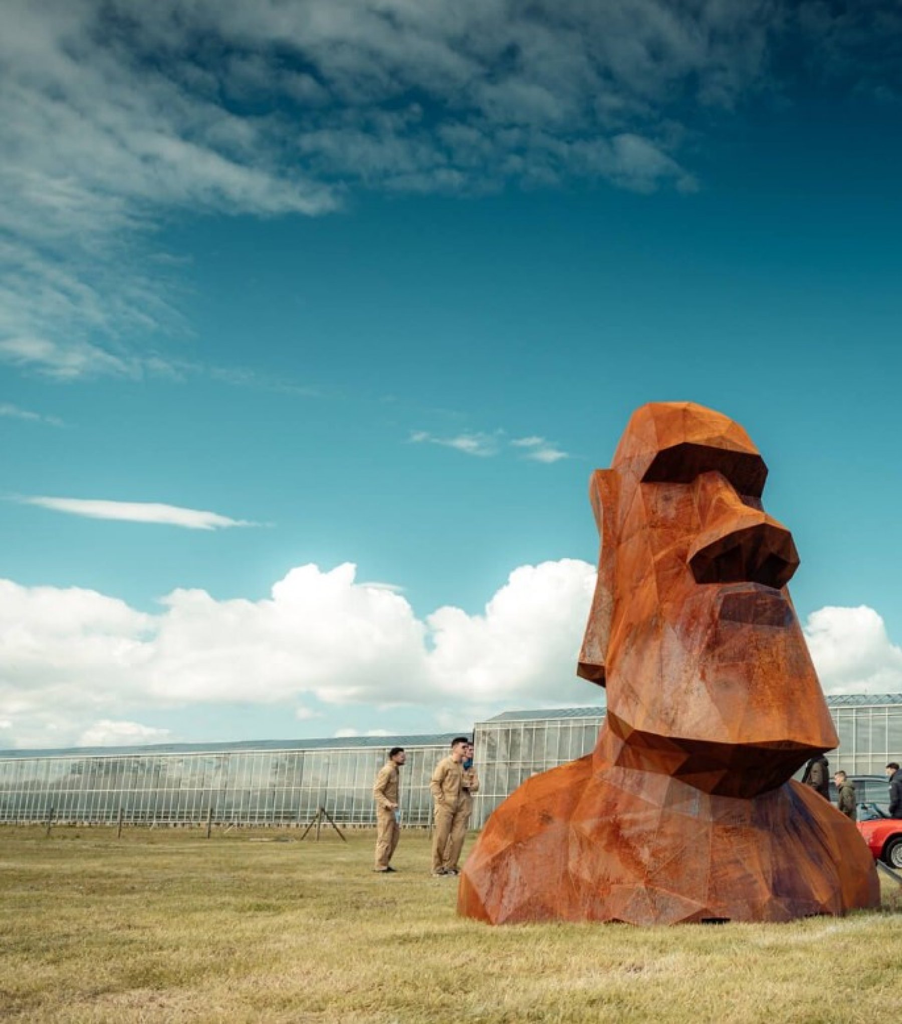 Cortenstaal: Moai van SteelArt SteelArt kopen? Kunst Moai van SteelArt SteelArt kopen?