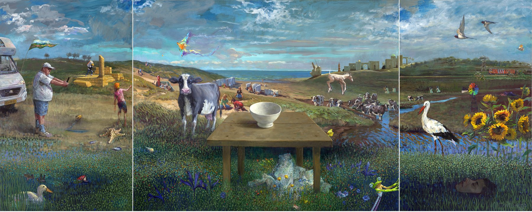Olieverf op linnen: Ode aan de Kunst van Ode aan de Kunst 2023 kopen? Kunst Ode aan de Kunst van Ode aan de Kunst 2023 kopen?